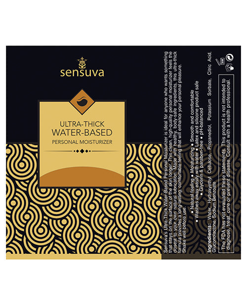 Sensuva Ultra Thick Lubricante Personal a base de agua - 4.23 oz Caramelo Salado