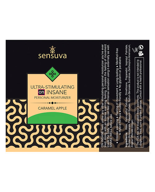 ON Loción Hidratante Personal Ultra Estimulante Insane - 1.93 oz Manzana Caramelizada