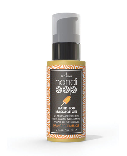 Gel de Masaje Handipop Hand Job - Frasco de 2 oz Crema Naranja