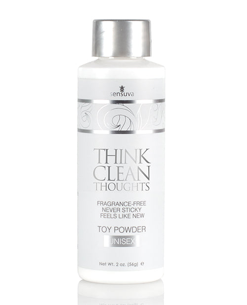 Sensuva Think Clean Thoughts Poudre pour Jouets - Bouteille de 59 ml