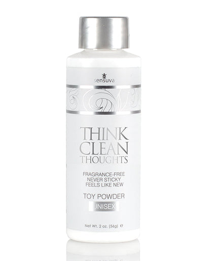 Sensuva Think Clean Thoughts Poudre pour Jouets - Bouteille de 59 ml