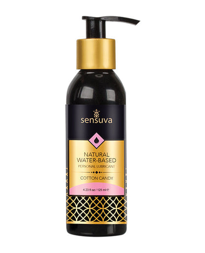 Sensuva Lubricante Personal de Base Acuosa - 4.23 oz Algodón de Azúcar