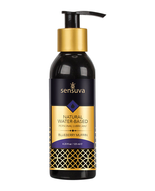 Humectante personal a base de agua natural Sensuva - 4.23 oz Muffin de arándanos