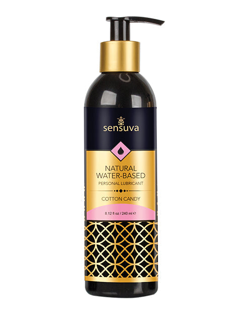 Sensuva Lubricante Personal Natural a Base de Agua Paquete de un Solo Uso - 6 ml Algodón de Azúcar
