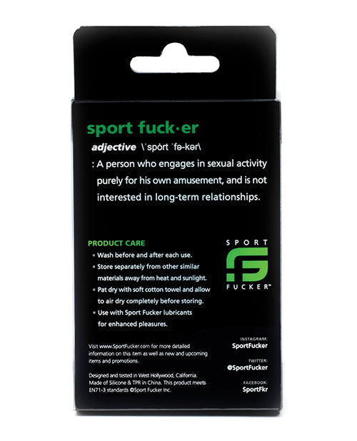 Bague Énergie Sport Fucker - Rouge