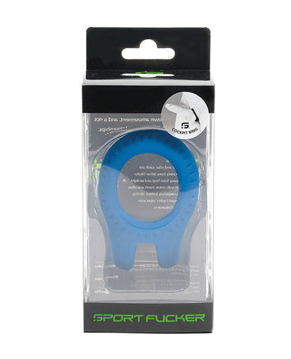 Anneau pénien Cockring Sport Fucker CockPit - Bleu