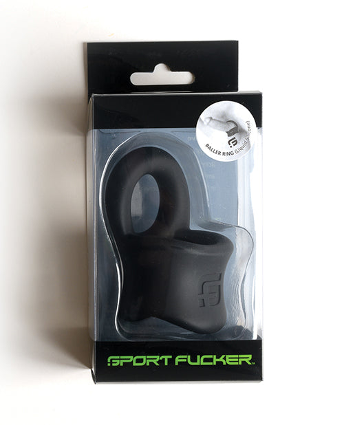 Bague Sport Fucker en silicone – Noir