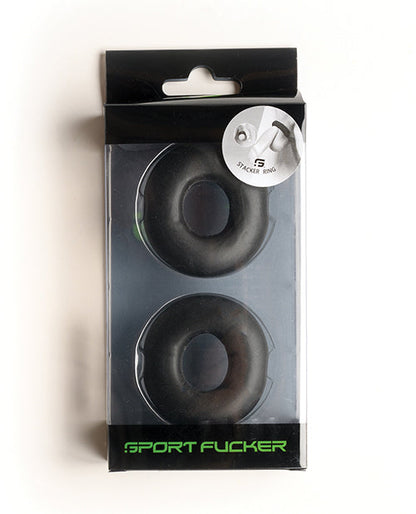Bagues Sport Fucker Stacker - Noir