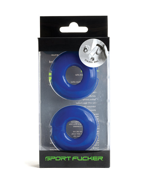 Anillos apilables Sport Fucker - Azul