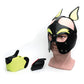 665 Capucha Juguetona para Perro - T/U Negro/Amarillo