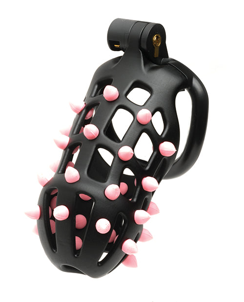 Ceinture de chasteté Sport Fucker Cellmate FlexiSpike – Taille 3 Noir/Rose