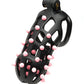 Ceinture de chasteté Sport Fucker Cellmate FlexiSpike – Taille 4 Noir/Rose
