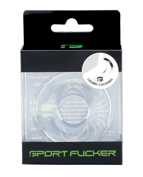 Bague de Pénis Sport Fucker Chubby - Transparente