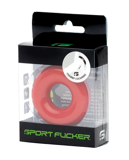 Anneau Pénien Sportif Large et Épais - Rouge