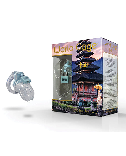 Kit de chasteté pour homme World Cage Bali - Petit 70 mm x 32 mm