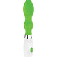 Vibromasseur 10 vitesses en silicone lumineux Astraea Shots - Vert