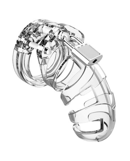 Cage à verge de chasteté pour homme 3,5" modèle 2 - Transparent