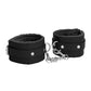 Menottes de cheville en cuir souple Shots Ouch - Noir
