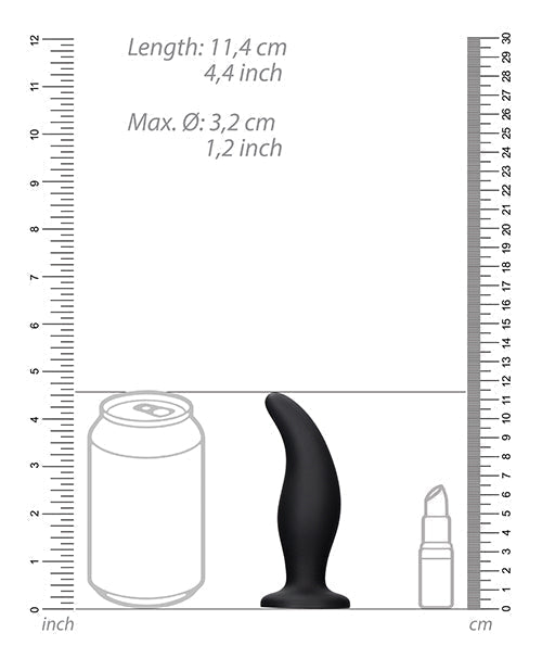 Shots Ouch Curve Butt Plug - Noir