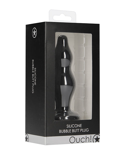 Bouchon fessier Shot Ouch Bubble - Noir