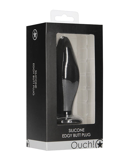 Shots Ouch Edgy Butt Plug - Noir