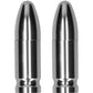 Pinces à tétons magnétiques Shots Ouch Bullet - Argent