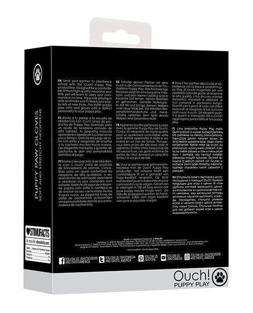 Guantes Guatazos Ouch Cachorrito Juego con Recortes de Patas - Blancos