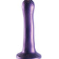 Godemichet 7" Gros Pénis en Shots Ouch | Godemichet Réaliste Point G Courbé | Godemichet Ventouse Violet Métallisé