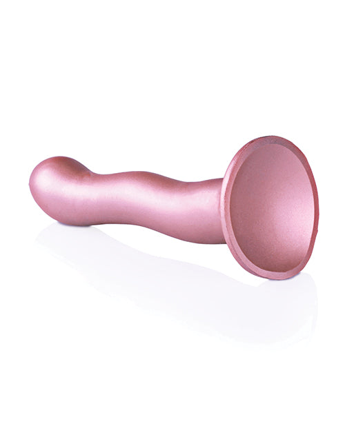 Godemichet G-Spot Courbé et Réaliste 7" | Godemichet Rose Gold à Ventouse