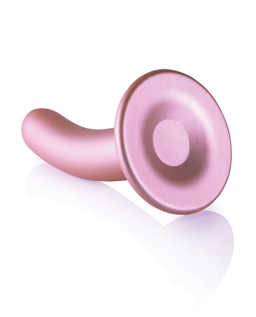 Godemiché énorme Shots Ouch de 12,7 cm | Godemiché réaliste et lisse pour point G | Godemiché en silicone avec ventouse or rose