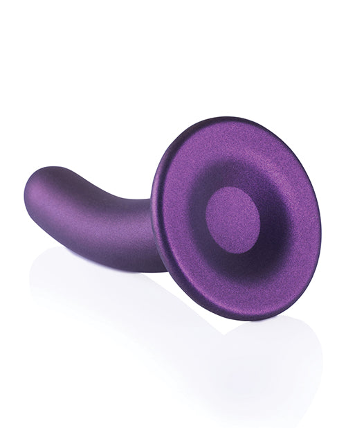 Shots Ouch 6" Gros gode | Gode réaliste lisse pour point G | Gode ventouse violet métallique
