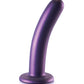 Shots Ouch 6" Gros gode | Gode réaliste lisse pour point G | Gode ventouse violet métallique