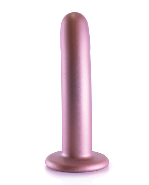 Godemiché Shots Ouch 15 cm | Godemiché réaliste et lisse pour le point G | Godemiché en silicone or rose avec ventouse