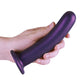 Shots Ouch 7" Gros Godemichet | Godemichet Réaliste Lisse Point G | Godemichet Ventouse Violet Métallique