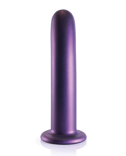 Shots Ouch 7" Gros Godemichet | Godemichet Réaliste Lisse Point G | Godemichet Ventouse Violet Métallique
