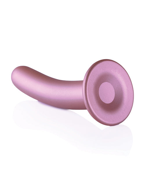 Shots Ouch gros gode de 7" | Gode réaliste lisse pour point G | Gode avec ventouse or rose