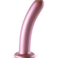 Shots Ouch gros gode de 7" | Gode réaliste lisse pour point G | Gode avec ventouse or rose