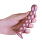 Godemiché Shots Ouch 12,7 cm grand modèle | Grand godemiché perlé pour point G | Godemiché ventouse or rose