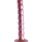 Vibrateur géant 6,5" Shots Ouch | Godemichet perlé pour point G | Godemichet ventouse or rose