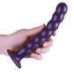 Godemiché de 20 cm Shots Ouch | Godemiché perlé pour point G | Godemiché ventouse violet métallisé
