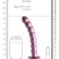 Godemiché Shots Ouch 20 cm | Godemiché réaliste perlé point G | Godemiché ventouse or rose