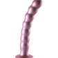 Godemiché Shots Ouch 20 cm | Godemiché réaliste perlé point G | Godemiché ventouse or rose