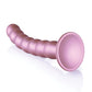 Godemiché Shots Ouch 20 cm | Godemiché réaliste perlé point G | Godemiché ventouse or rose