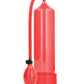 Bomba de pene clásica Shots Pump - Roja