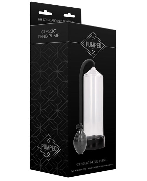 Bomba Clásica para Pene Shots Pump - Transparente