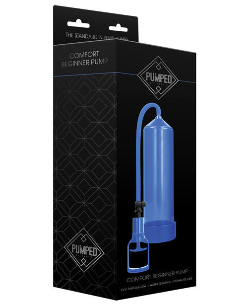 Bomba para Principiantes Shots Pumped Comfort - Azul