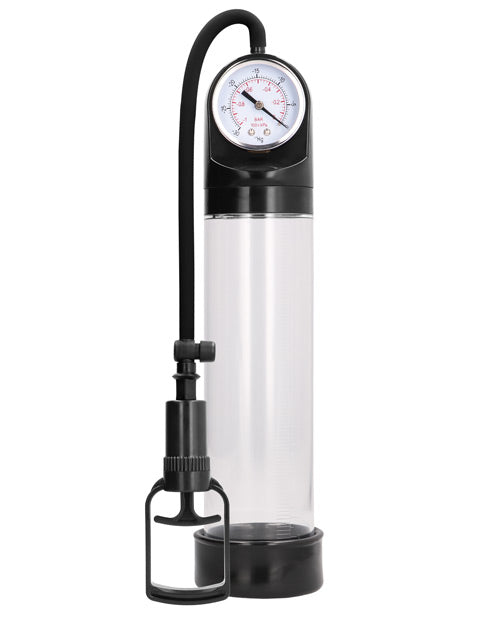 Bomba de confort Shots Pump con manómetro PSI avanzado - Transparente
