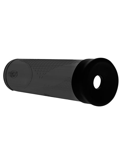 Bomba recargable de máxima potencia Shots Pump con anillo de erección de silicona gratis - Negro