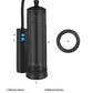Bomba recargable de máxima potencia Shots Pump con anillo de erección de silicona gratis - Negro