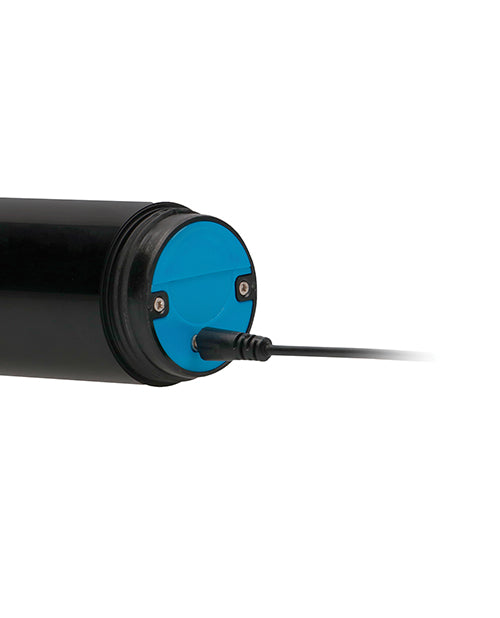 Bomba recargable de máxima potencia Shots Pump con anillo de erección de silicona gratis - Negro